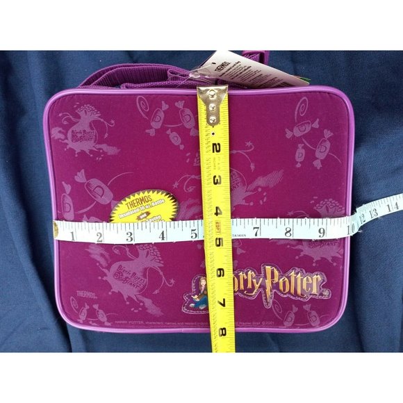Harry Potter Hermione Purple Botts Beans Vintage Lunch Bag Thermos New With Tags - Picture 12 of 12